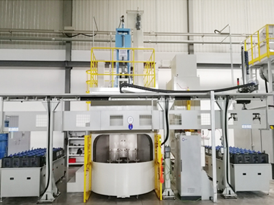 Shot peening machine with truss manipulator